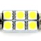 Led bec T10x36 6x5050 alb rece blister