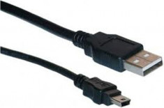 CABLU alimentare si date LOGILINK, pt. smartphone, USB 2.0 (T) la Mini-USB 2.0 foto