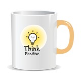 Cana personalizata cu mesaj inspirational, Think Positive