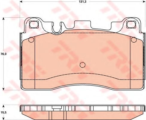 Set placute frana,frana disc MERCEDES E-CLASS T-Model (S212) (2009 - 2016) TRW GDB1906