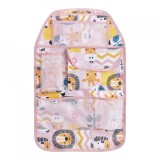 Cumpara ieftin Organizator BabyJem pentru scaun auto Jungle (Culoare: Roz)
