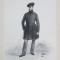 AMEDEE HUOT , LITOGRAFIE DUPA UN DESEN de AUGUSTE RAFFET , MONOCROMA, DATATA 1848