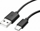 Cablu de date si incarcare Fast/Quick Charging 2.0/3.0 cu mufa USB type C, 1m