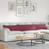 vidaXL Perne pentru canapea 2 pcs Roșu Vin 200 x 40 cm țesătură 42013871