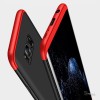 Husa Samsung Galaxy S8 Plus 360&deg; MyStyle 3in1, Plastic, Protectie Soc, Praf, Zgarieturi, Negru/Rosu