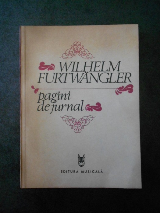 WILHELM FURTWANGLER - PAGINI DE JURNAL