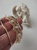 OFERTA-Bratara vintige eleganta placata cu aur galben de 18k