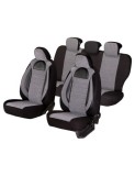 Set Huse Scaun Racing Gri Negru, Universale, Umbrella