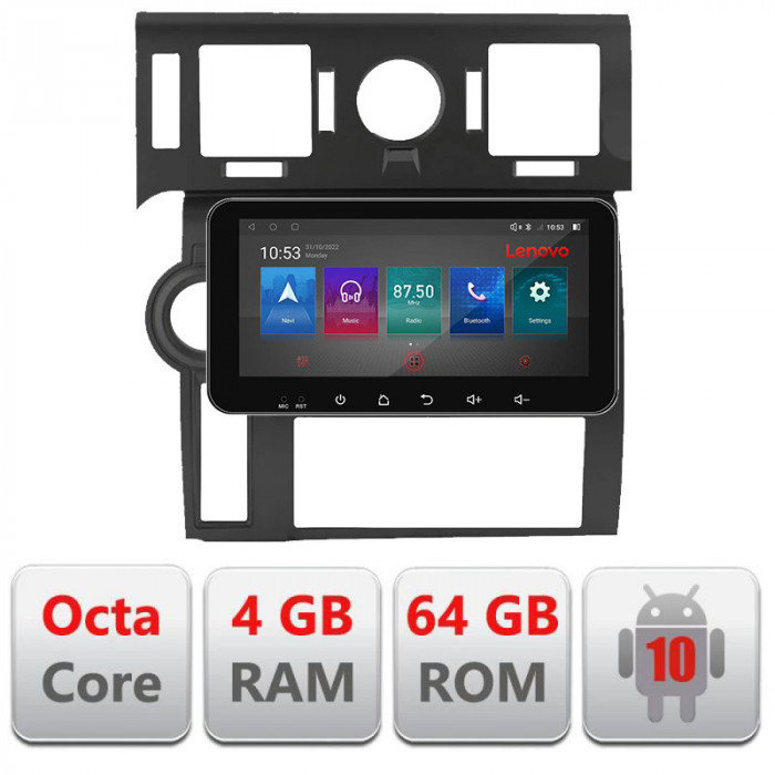 Navigatie dedicata Hummer H2 2002-2008 Android radio gps internet 4+64 Lenovo ecran 10.33&quot; CarStore Technology