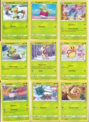 bnk crc Cartonase de colectie - Pokemon Franta 2021 - 77 diferite foto