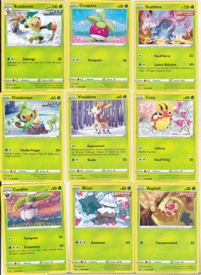 bnk crc Cartonase de colectie - Pokemon Franta 2021 - 77 diferite foto