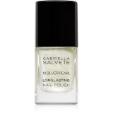 Gabriella Salvete Longlasting Enamel lac de unghii cu rezistenta indelungata stralucire de perla culoare 18 Silver Pearl 11 ml