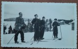 Fotografie, Geo Litarczek, parintele radiologiei romanesti impreuna cu parintii la schi la Predeal, 1935