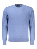 Pulover barbati, cu mini logo brodat, Regular fit, albastru deschis, S, 2XL, L, M, XL