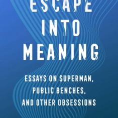 Escape Into Meaning: Essays on Superman, Public Benches, and Other Obsessions