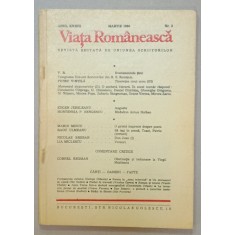 VIATA ROMANEASCA , REVISTA EDITATA DE UNIUNEA SCRIITORILOR , NR. 3 , 1980