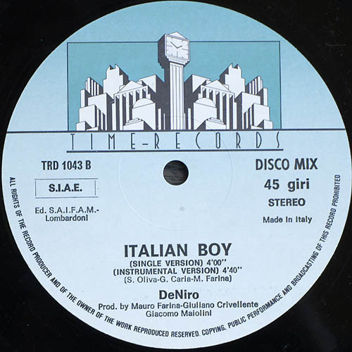 De Niro - Italian Boy (Vinyl)
