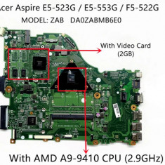 Placa de baza Acer Aspire E5-553 E5-523 E5-523G AMD A9-9410 2,90Ghz AMD R5 2Gb