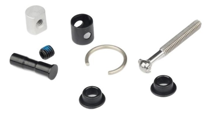 Juicy 5/7, Code 5/7 Pushrod Kit - Black Ultimate FactoryBikes