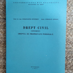 DREPT CIVIL.SUPLIMENT.DREPTUL DE PROPRIETATE PERSONALA