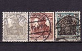 Cumpara ieftin ✅ (S42) Germania Reich 1918 &quot;Uzuale - Germania ( VII ) &quot; &quot; serie completa Michel 102/104 , stampilate, Stampilat