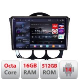 Navigatie Mazda RX8 2008-2011 Android radio gps internet 8 core QLED 2K 16+512GB 360 Edotec
