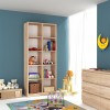 Dulap Living Sonoma KSC 2 MP, 205x83x36 cm, 10 Spatii Depozitare, PAL Melaminat