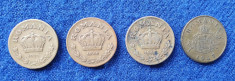 Moneda Regalitate Lot 4 Bucati 1 Leu 1938, 1940, 1941 si 1947 foto