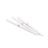 Set de pensule Design 3 buc, m&acirc;ner alb