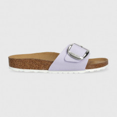 Birkenstock papuci Madrid femei, culoarea violet, 1025543