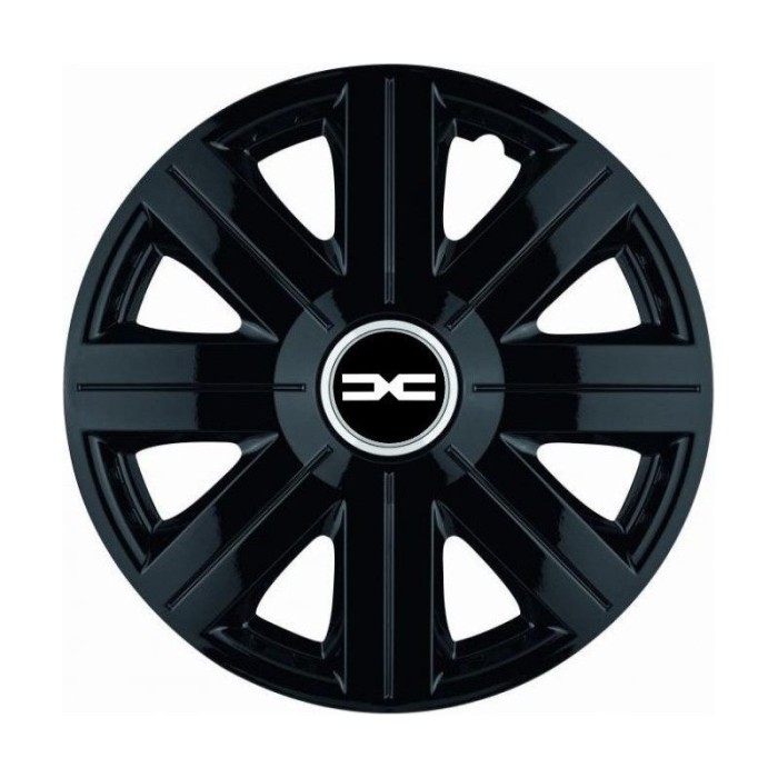 Set 4 Capace Roti Autohelix MSA&reg; potrivite jantelor de 14 inch, pentru Dacia Nou model Cosmos Black