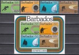 Barbados 1984 - Jocurile Olimpice - Los Angeles, Serie + Bloc, MNH