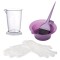 Set Vopsit Păr, 5 Piese, Capacitate Dozator 100ml, Culoare Mov, Material Plastic