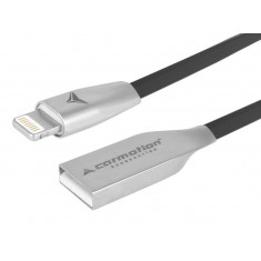 Cablu De Incarcare Si Sincronizare, 120 Cm, Usb&amp;gt; Lightning, Negru Carmotion 58631BK