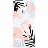 Husa silicon pentru Xiaomi Mi A2, Flamingo