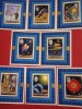 AJMAN, HISTORY OF SPACE - 8 COLIȚE MNH IMPERF., Nestampilat