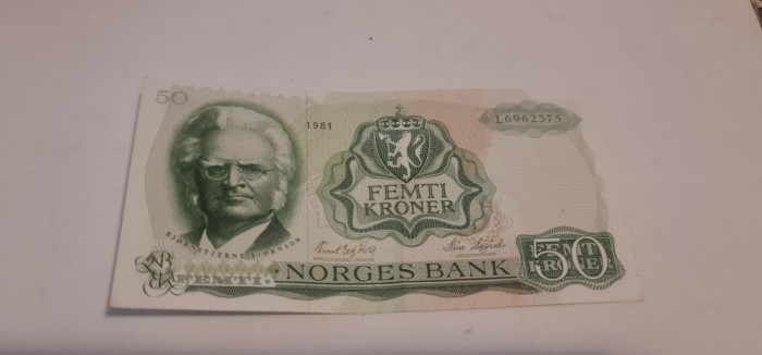 Norvegia - 50 kroner 1981