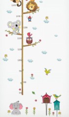 Sticker pentru Masurare Inaltime Copii, cu Animale si Pasari Salbatice, 170cm - CBD CORAL BEST DEALS Multicoior 30 cm 90 cm 30 cm Multicolor 1 Folie a