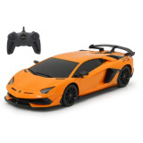 Masina cu Telecomanda - Lamborghini Aventador SVJ - Portocaliu | Rastar