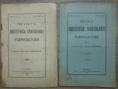 Revista de obstetrica, gynecologie si puericultura/ doua volume foto