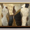 Tablou abstract dimensiuni mari 100x50 Tablouri pictate manual ulei pe panza
