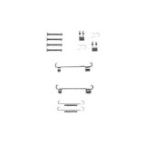 Set accesorii reparatie saboti frana mana Delphi LY1344, parte montare : Punte Spate