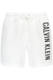 Cumpara ieftin Calvin Klein Pantaloni scurti de inot , cu logo, alb, S