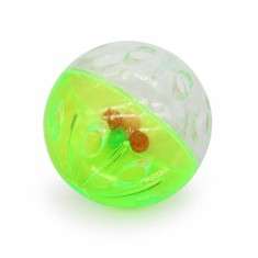 Jucărie Minge Transparentă cu Clopoțel pentru Pisici, Verde