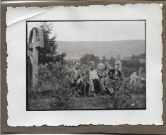 C67 Cruci de lemn in cimitir sat Transilvania anii 1930 foto