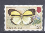Antigua 1975 Butterflies, MNH AE.149, Nestampilat