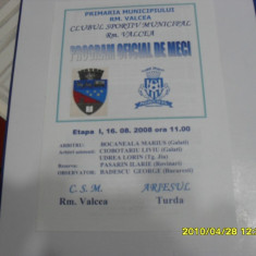 program CSM RM. Valcea - Ariesul Turda