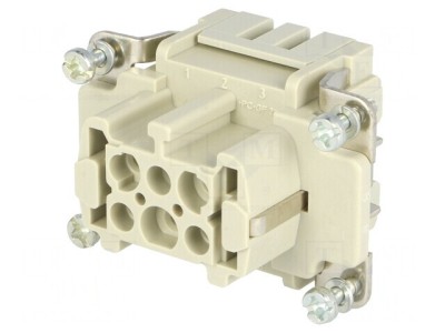 Conector HDC Inserturi de Contact Mamă 6 PE foto