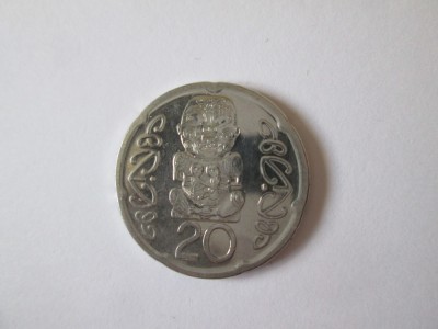 Noua Zeelandă 20 Cents 2008 foto