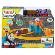 Set trenulet Fisher Price Thomas si Prietenii O zi cu Charlie la mina foto